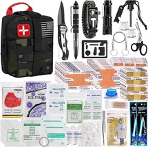 First Aid Kit Survival Emergency Medical Travel Case Portable Outdoor Fi... - £31.82 GBP