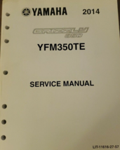 2014 Yamaha Grizzly 350 YFM350TE Riparazione Servizio Negozio Manuale OEM - $29.08