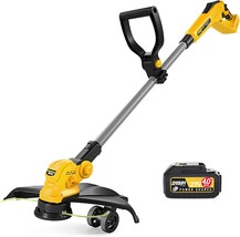 15&quot; Weed Wacker Cordless &amp; Edge Trimmer 2-In-1, 4.0Ah Battery Included,,... - $194.93