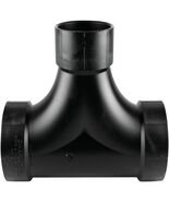 Charlotte Pipe 3 in. Schedule 40 3 in. Dia. x Hub Hub ABS DWV Flush Clea... - $683.09 MXN