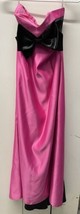 Jessica McClintock Gunne Sax Vintage Strapless Gown Hot Pink Womens Barb... - £42.51 GBP