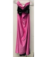 Jessica McClintock Gunne Sax Vintage Strapless Gown Hot Pink Womens Barb... - £41.84 GBP