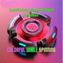 New Hand Fidget Spinner with Luminous Light | Full Metal Spinner for Kid... - £29.47 GBP