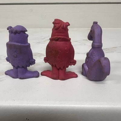 Vtg Fruity Pebbles Flintstones PVC Figures Cereal Premium Toys Fred Dino 87 88 Item image 2