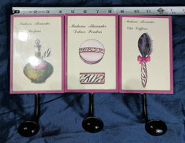 Set of 3 The Bombay Company Madame Alexander Power Room Type Framed Print Hooks - £19.21 GBP