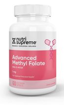 Nutri Supreme Advanced Methyl Folate (5- MTHF) 1mg 60 Count - $24.48