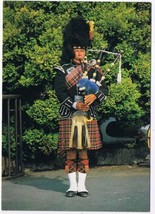 United Kingdom UK Postcard Gretna Green Scottish Bagpiper Old Blacksmith&#39;s Shop  - £3.84 GBP