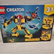 LEGO Creator Underwater Robot 31090 Building Kit 207 pcs Retired Set NIB - £90.17 GBP