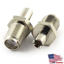 New SMA Female to TS9 Male RF Coax Adapter Converter Connector for Antenna Silve - $2.99