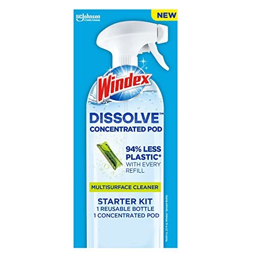 Windex Dissolve Concentrated Pods, Multisurface Cleaner Starter Kit contains 1 R - $15.67