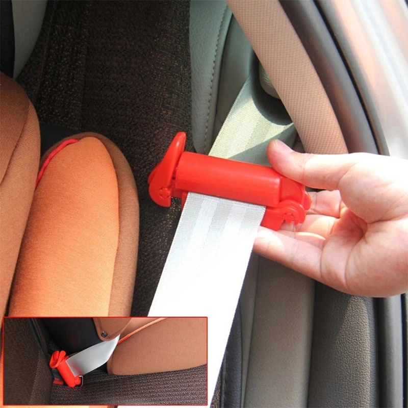 Baby Kid Car Seat Safety Belt Plastic Clip Buckle Toddler Safe Strap Fixed Lock - £11.07 GBP