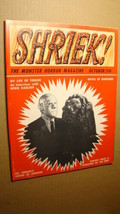 Shriek! 2 *NM- 9.2* Vincent Price Dr. Terror Horror Famous Monsters 1966 Rare - £26.71 GBP