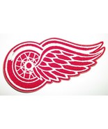 Detroit Red Wings Embroidered Patch~3 7/8&quot; x 2&quot;~Iron or Sew On~NHL~Ships... - £3.65 GBP