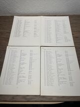 Lot of 4 Apollo Mission Press Registration Lists NASA Space Travel KG - $29.69