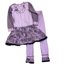 Naartjie Kids Girls Vintage Dress &amp; Leggings Outfit 10 - £22.52 GBP