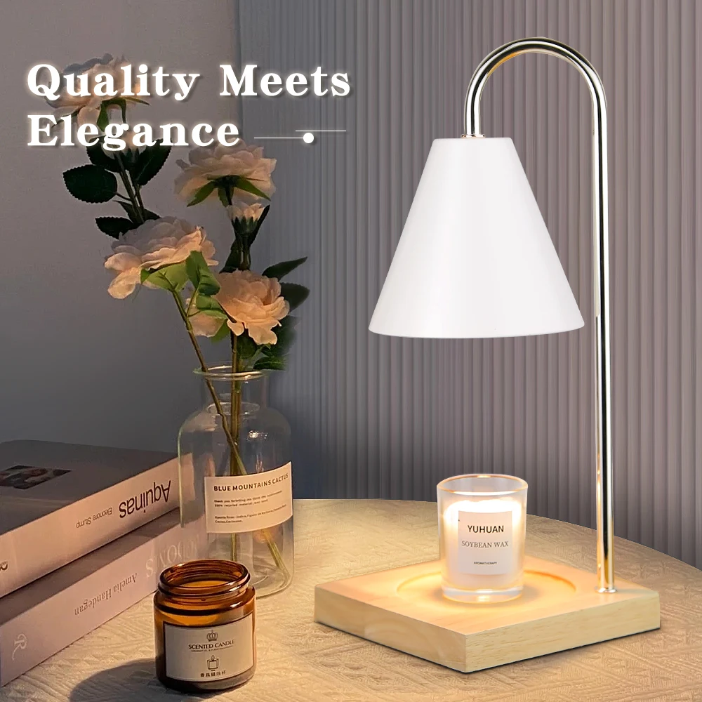 Led Desk Light Retro Candle Warmer Lamp Dimming Aromatherapy Melting Wax Lamp - £37.93 GBP+