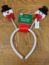 Snowman Head Band (White/Black/Red)Brand New-SHIPS N 24 Hours - £12.49 GBP