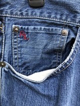 VTG Polo Ralph Lauren Denim Co 1967 Men Jeans size 38 x 30 Red Stitched RL Logo - £26.57 GBP