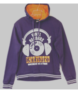 $35 UMM Underground Music Movement Women Vinyl Records Purple Pullover H... - $6.03