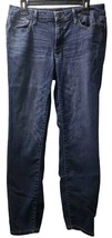 DKNY Women&#39;s High Rise Skinny Jean Size 31/12 Dark Wash Zip Fly 5-Pocket Denim - $16.82