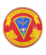 4&quot; Air Force 42nd SQDN Organizational Maintenance Metal Plate Badge Patch - $19.99