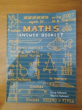 Teaching Textbooks Math 5 Answer Booklet by Greg &amp; Shawn Sabouri - Homes... - $9.40