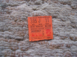 NHL NY Rangers Vs Detroit @ Old MSG Ticket Stub January 26, 1966 - £58.77 GBP