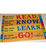 Dr. Seuss 2 Sid Classroom Library HomeSchool Signs 13x9&quot; Oh The Places Y... - £5.53 GBP