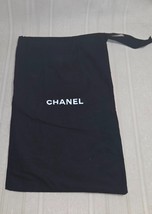 Chanel Black with white letters Dust Bag 7.5” x12” - $9.89