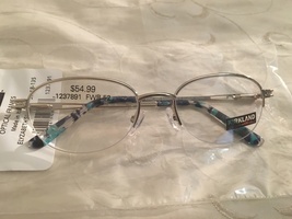 Kirkland Signature 1237891 Silver Elyzabeth Eyeglass Frames ITALY  - $54.95