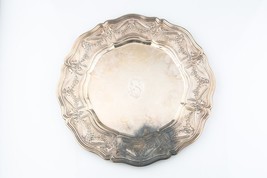 William B Durgin Sterling Silver Serving Dish CD Peacock 11&quot; (486g) Mode... - $10,669.12 MXN