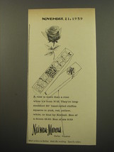 1959 Neiman-Marcus Roses by Kimball Ad - A rose is more than a rose - £14.45 GBP