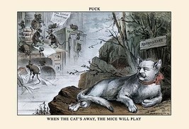 Puck Magazine: When the Cat&#39;s Away, the Mice Will Play - £15.70 GBP