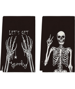 Skeleton Hand Spooky Halloween Kitchen Towels Dish Towels, 18X26 Inch Bo... - $344.95 MXN