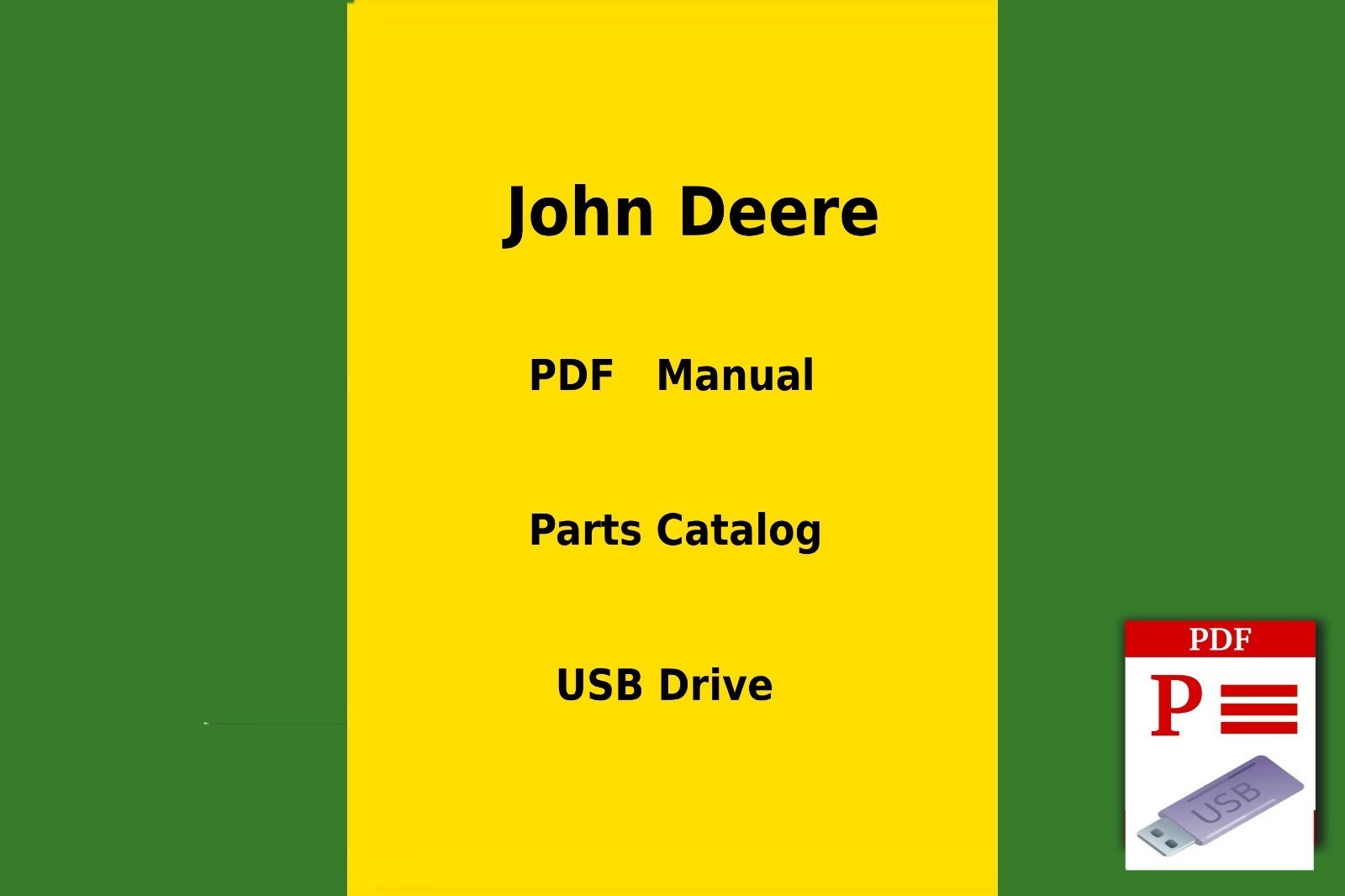 John Deere M-Gator Parts Catalog / Manual On USB See Description - $23.74