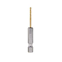 Milwaukee Shockwave 1/16 in. X 2-1/4 in. L Titanium Red Helix Drill Bit Hex - $7.59