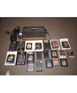 Atari 2600 4 SWITCH with joysticks, adapter, 20 GAMES ALL TESTED TO WORK - £132.33 GBP