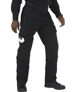 5.11 Tactical Pants Mens 32x32 Black Cargo EMS Ripstop Workwear Carpenter - $49.49