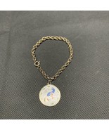 Vintage Silver Tone Bracelet with Quail Bird Pendant Casual Career Wear KG - $7.91