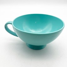 Texas Ware Melamine Turquoise Aqua Blue Vintage Cup Mug Coffee Tea - $9.99