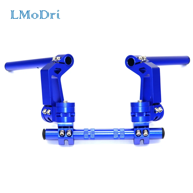 LMoDri Motorcycle CNC Adjustable Steering Handlebar 7/8&quot; Removable Handle Bar - £42.06 GBP+