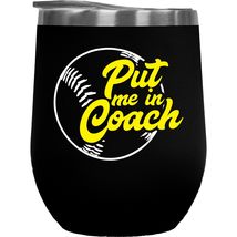 Put Me In Coach. Softball And Baseball Sport Game Gift For Player, Coach... - $27.71