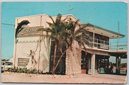 Vintage Postcard Dolphin Curio Shop Tarpon Springs Florida Deep Sea Fishing 1971 - £11.31 GBP