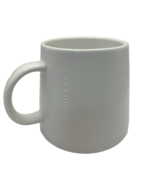 Starbucks 2014 White Coffee Mug Matte White No Spill Base - $32.57 CAD