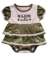 Charming Multicam Major Cutie Tiered Dress 0-3 Months - Army &amp; Air Force... - £27.04 GBP