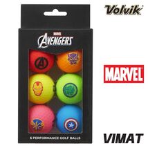 Volvik Marvel Avengers 6 Golf Ball Gift Pack. - $16.91