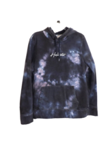 HOLLISTER Tie Dye Hoodie Must Have Collection Men&#39;s Large Black Purple Gray - $15.84