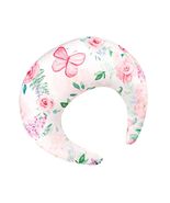CARUILI Nursing Pillow Cover Pink Floral Ultra Soft Comfortable Only Case - $6.25 CAD