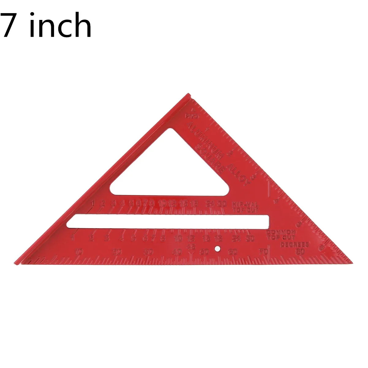 Triangle Ruler 7/12 inch Metric/Imperial Aluminum Alloy Triangular Measuring Rul - £169.18 GBP