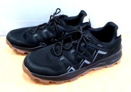 Khombu Drew Men&#39;s Black Hiking Trail Shoe Cushioned Footbed, Breathable Size 13 - £27.86 GBP